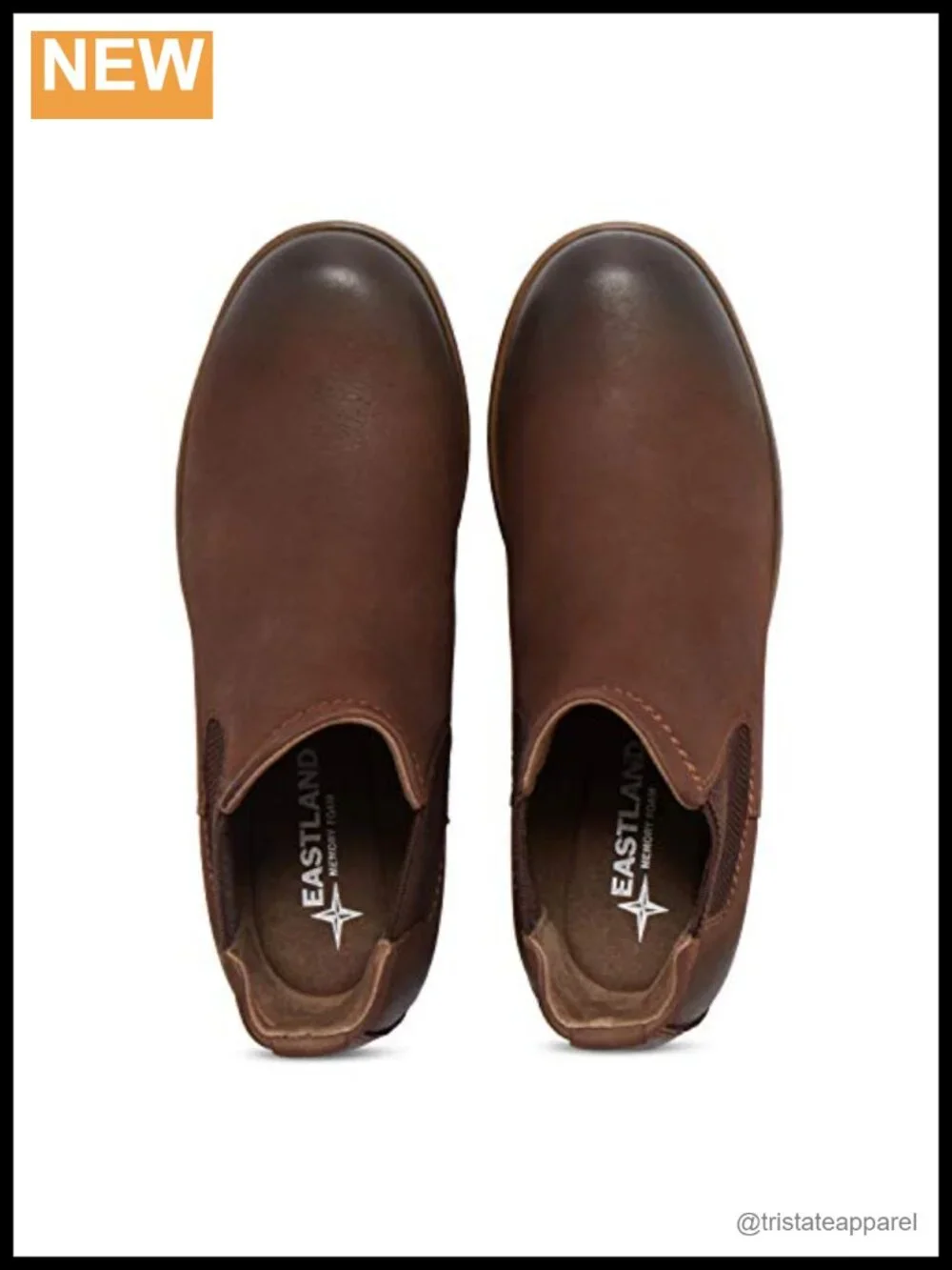 Women's Ankle Chelsea Boots Water Resistant Leather Pull On Block Heel